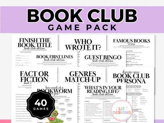 40 Fun & Engaging Games for Your Next Book Club Meeting