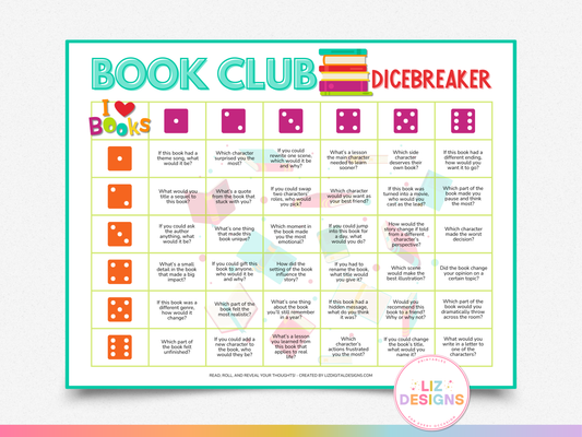 Book Club Dicebreaker