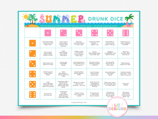 Drunk Dice - Summer Edition