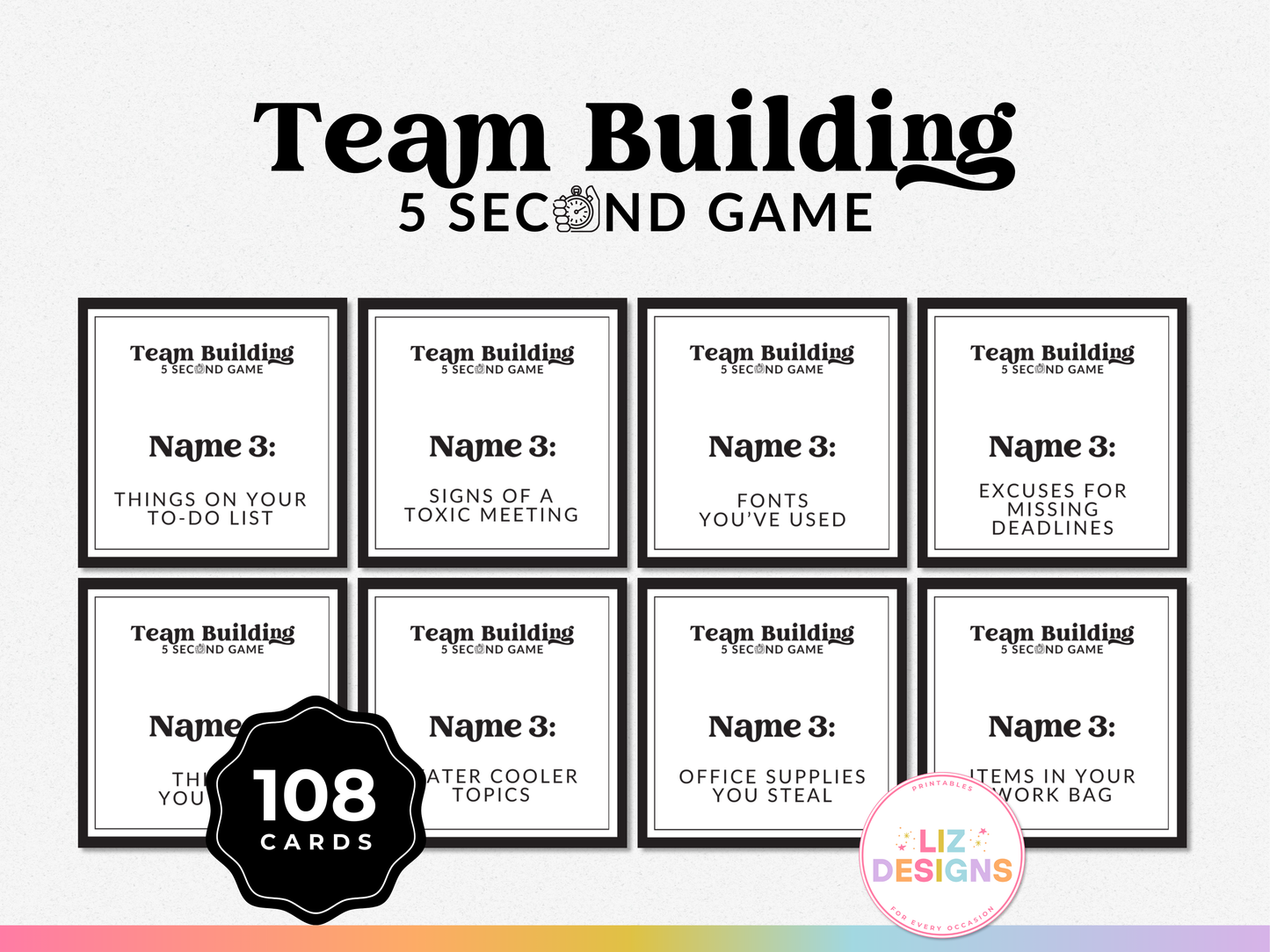 Team Building 5 Second Game