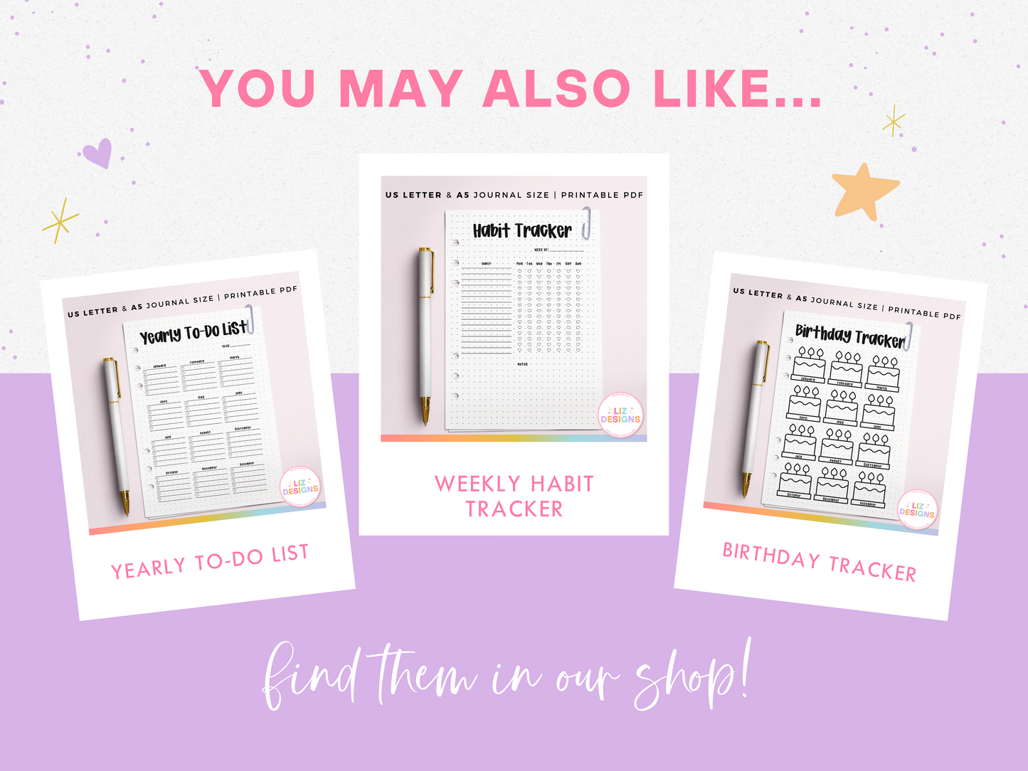 Chinese Blossoms Mood Tracker (Planner Insert)