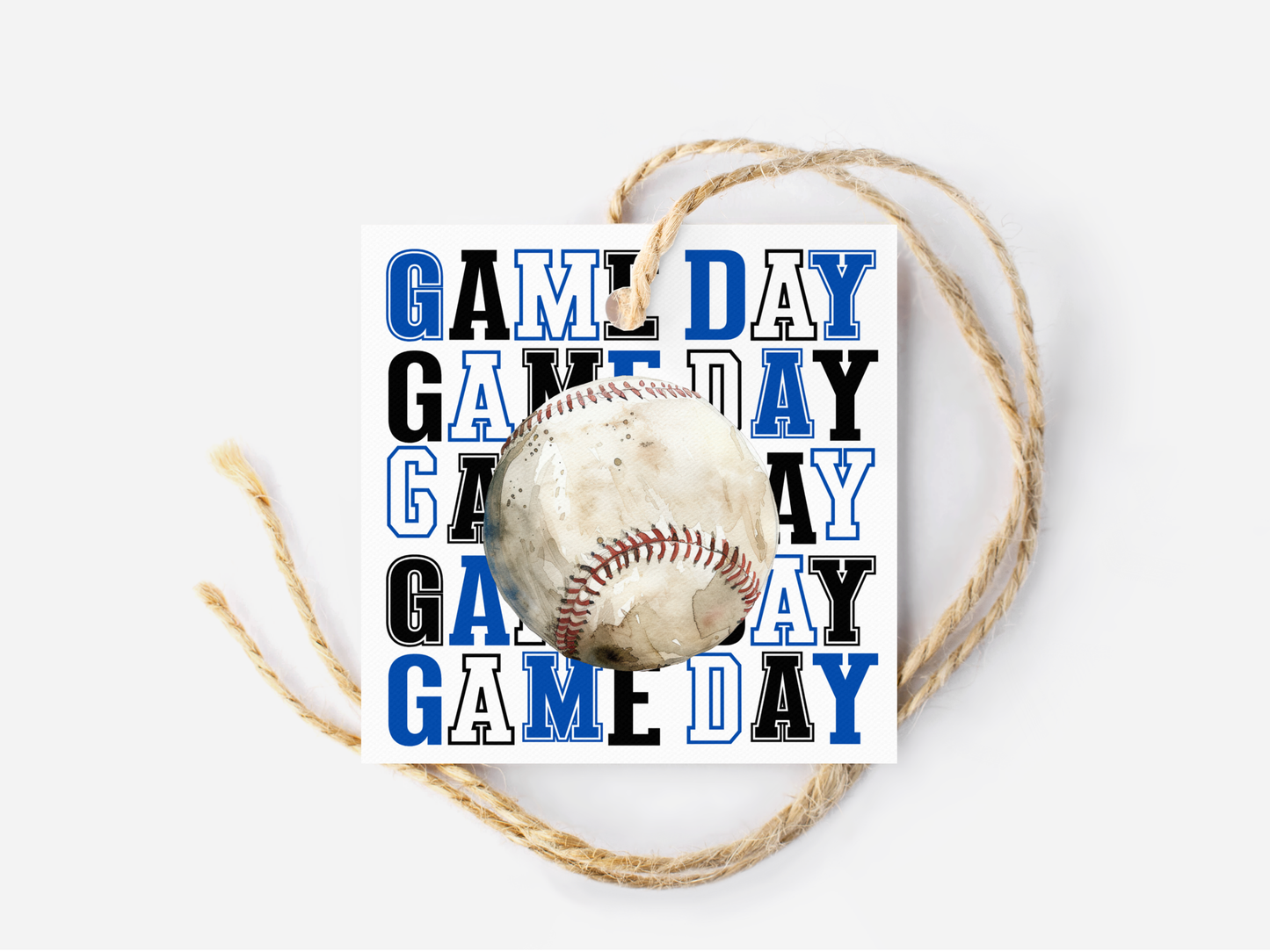 Baseball Game Day Treat Tags