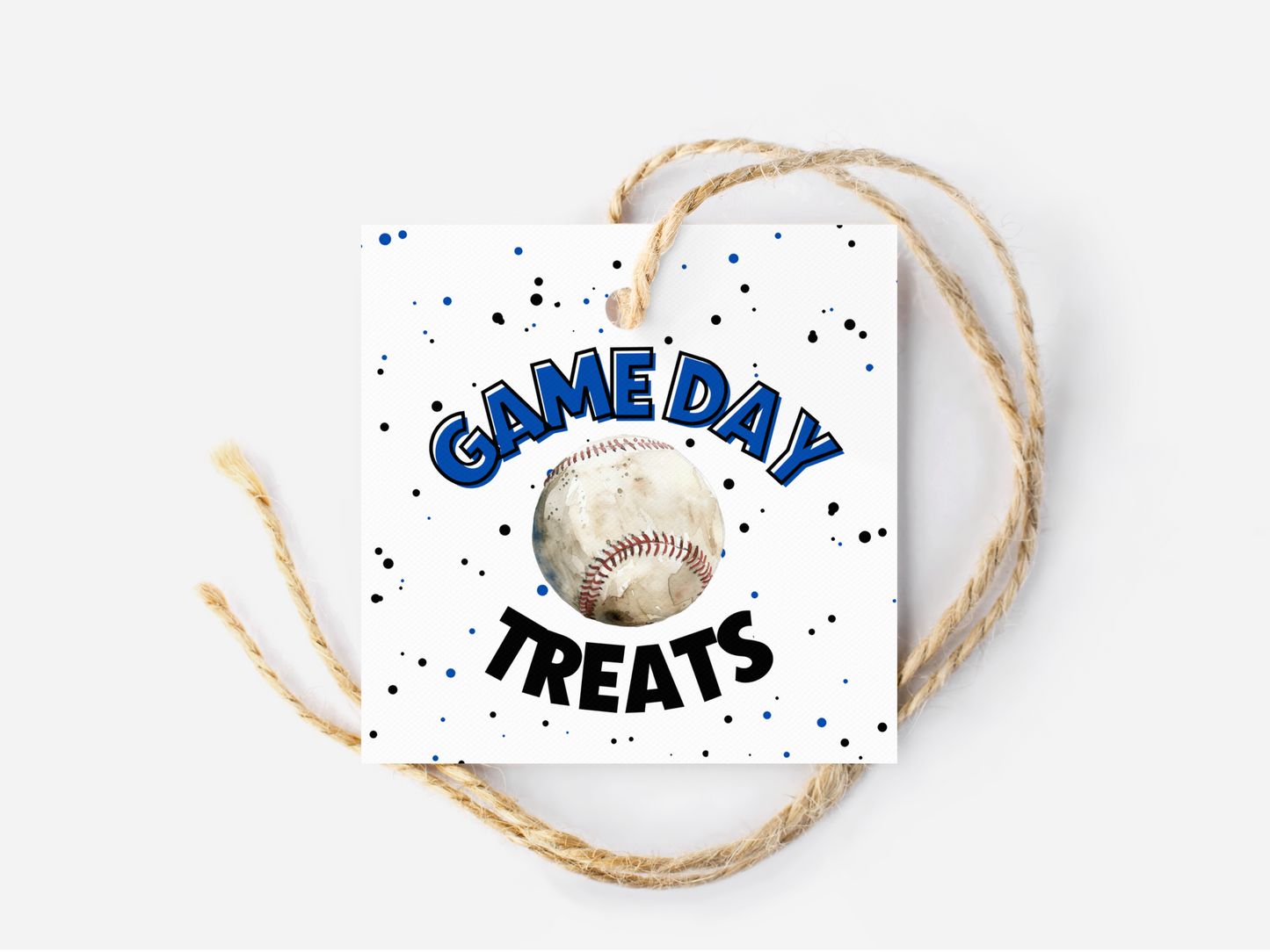 Baseball Game Day Treat Tags
