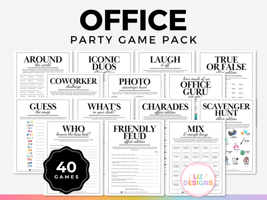Office Party Game Pack (40 Games)