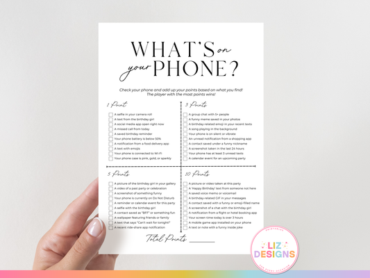 What's on Your Phone? - Birthday Girl Edition