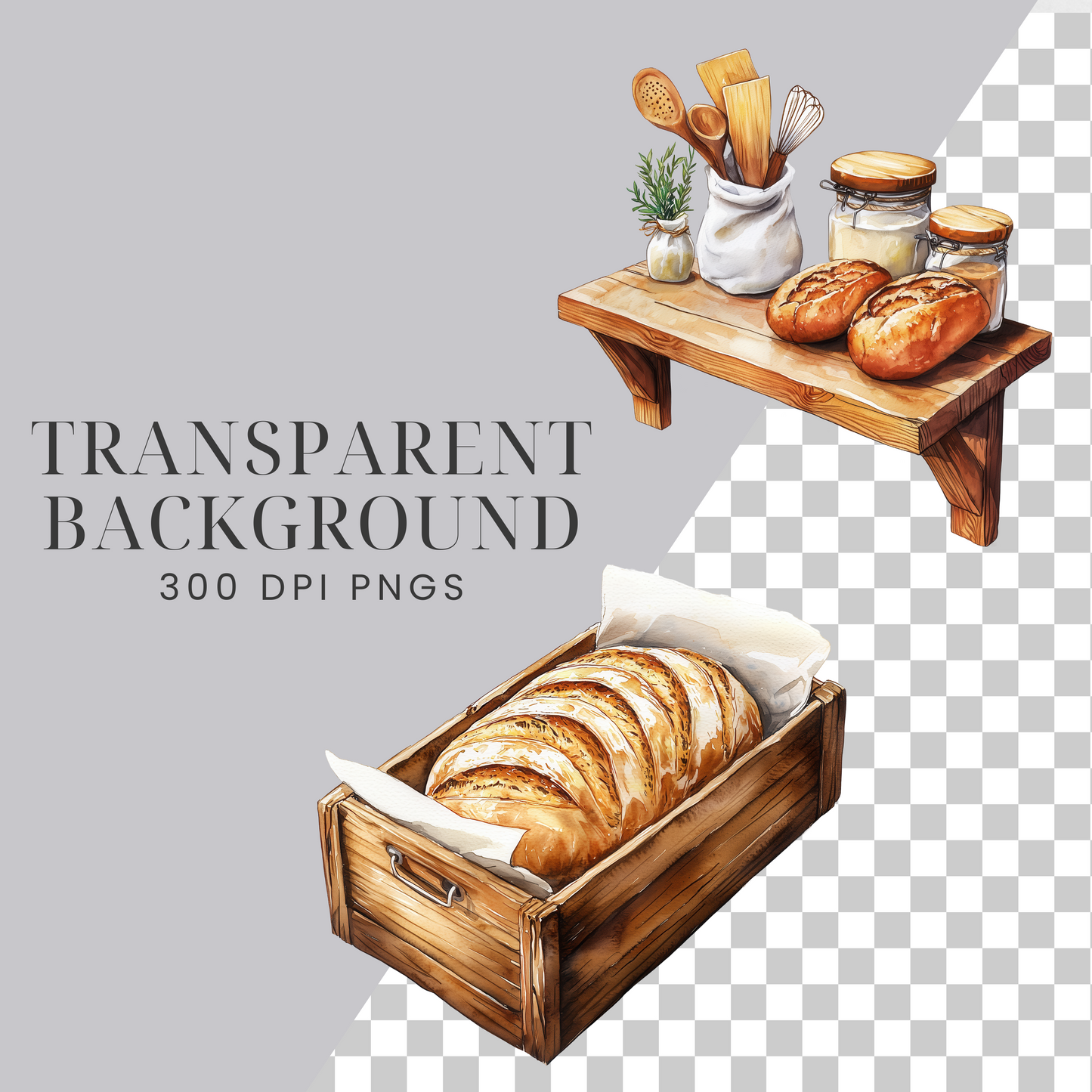 Sourdough Love Clipart Pack