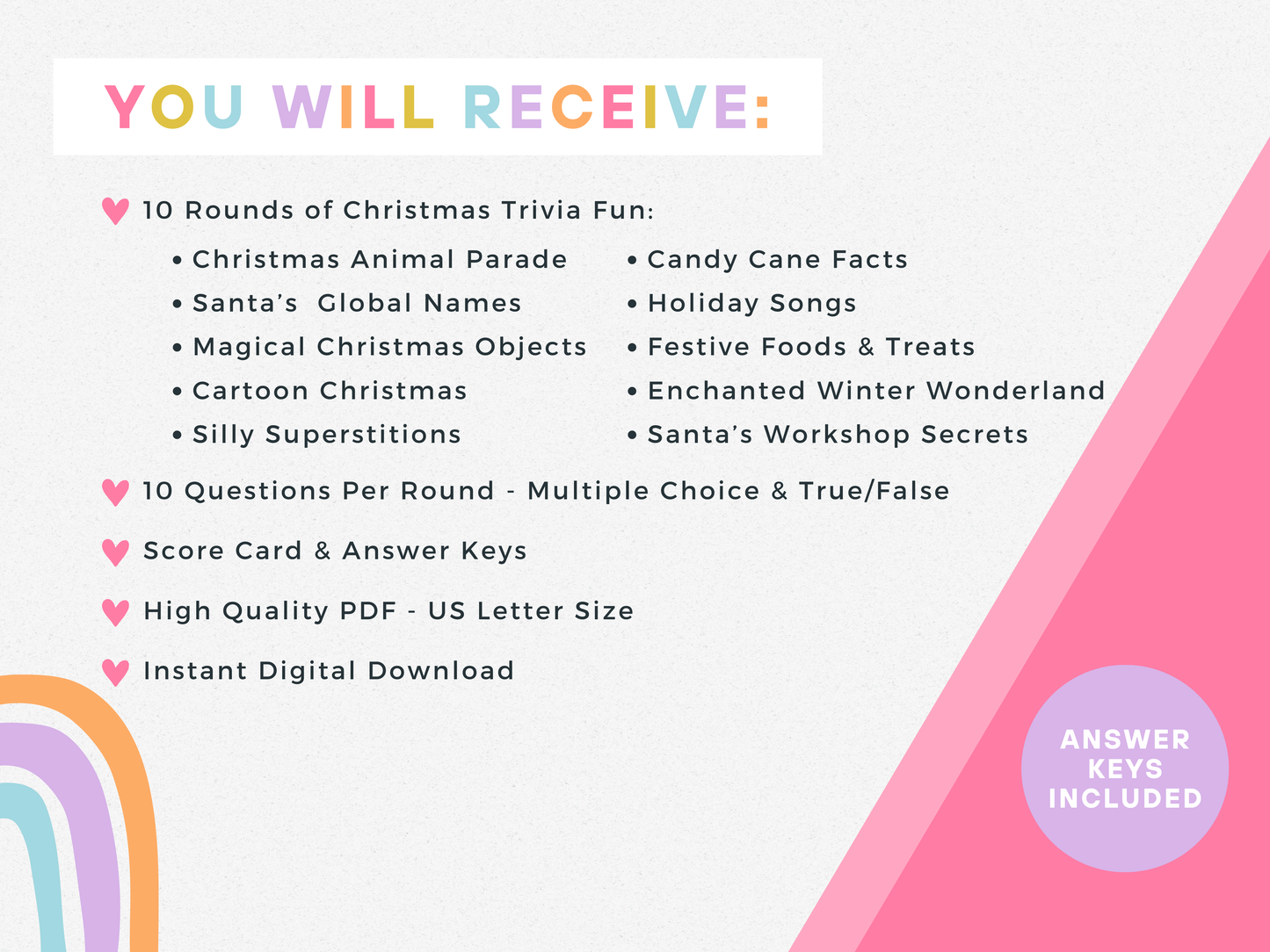 Christmas Trivia Game Bundle