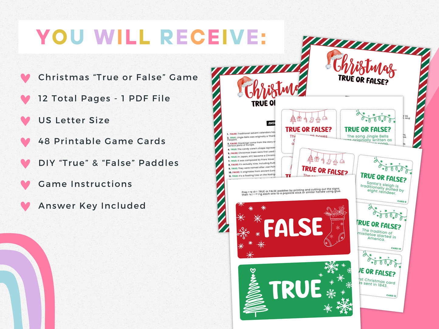 Christmas True or False Game