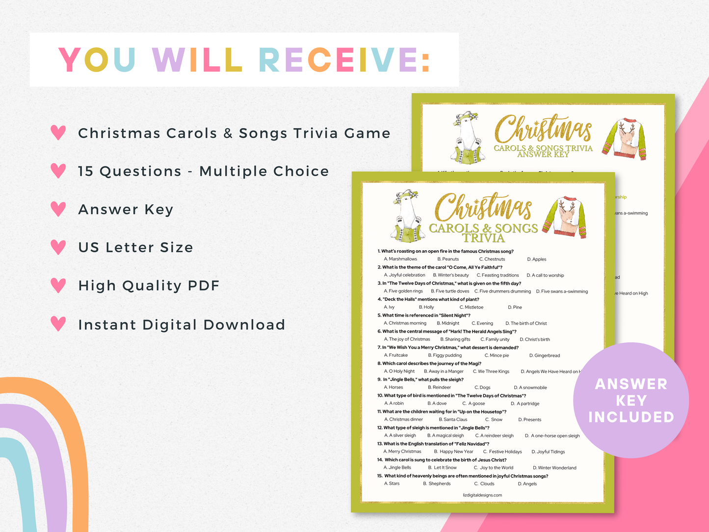 Christmas Carols & Songs Trivia