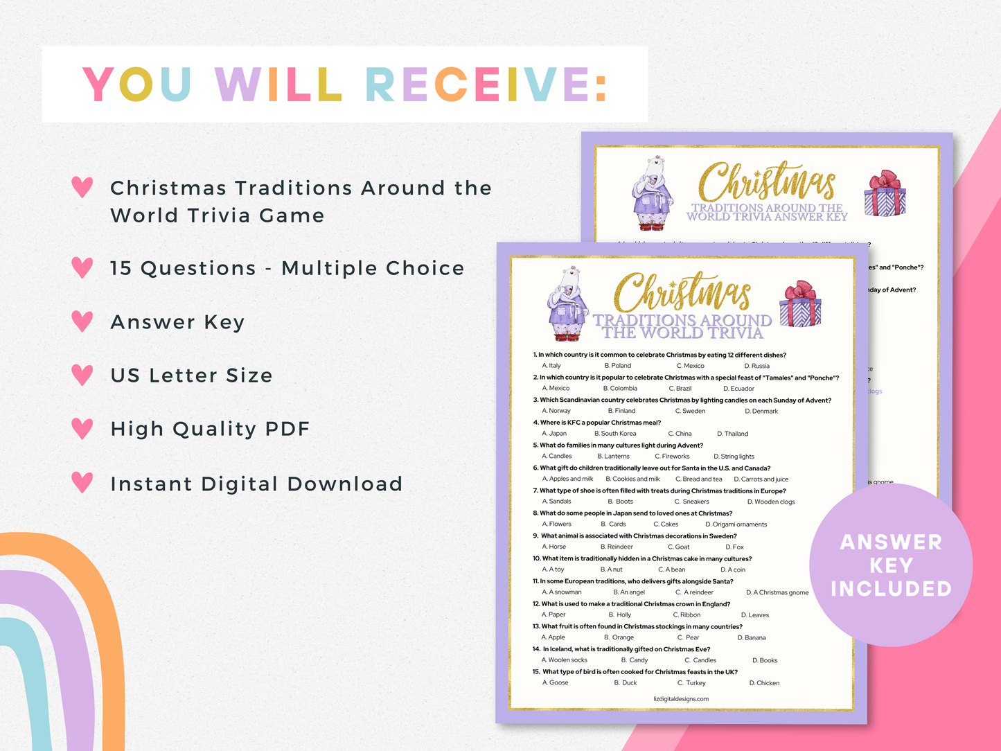 Christmas Traditions Around the World Trivia