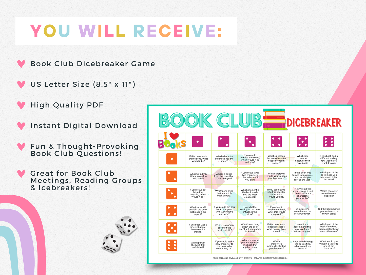 Book Club Dicebreaker