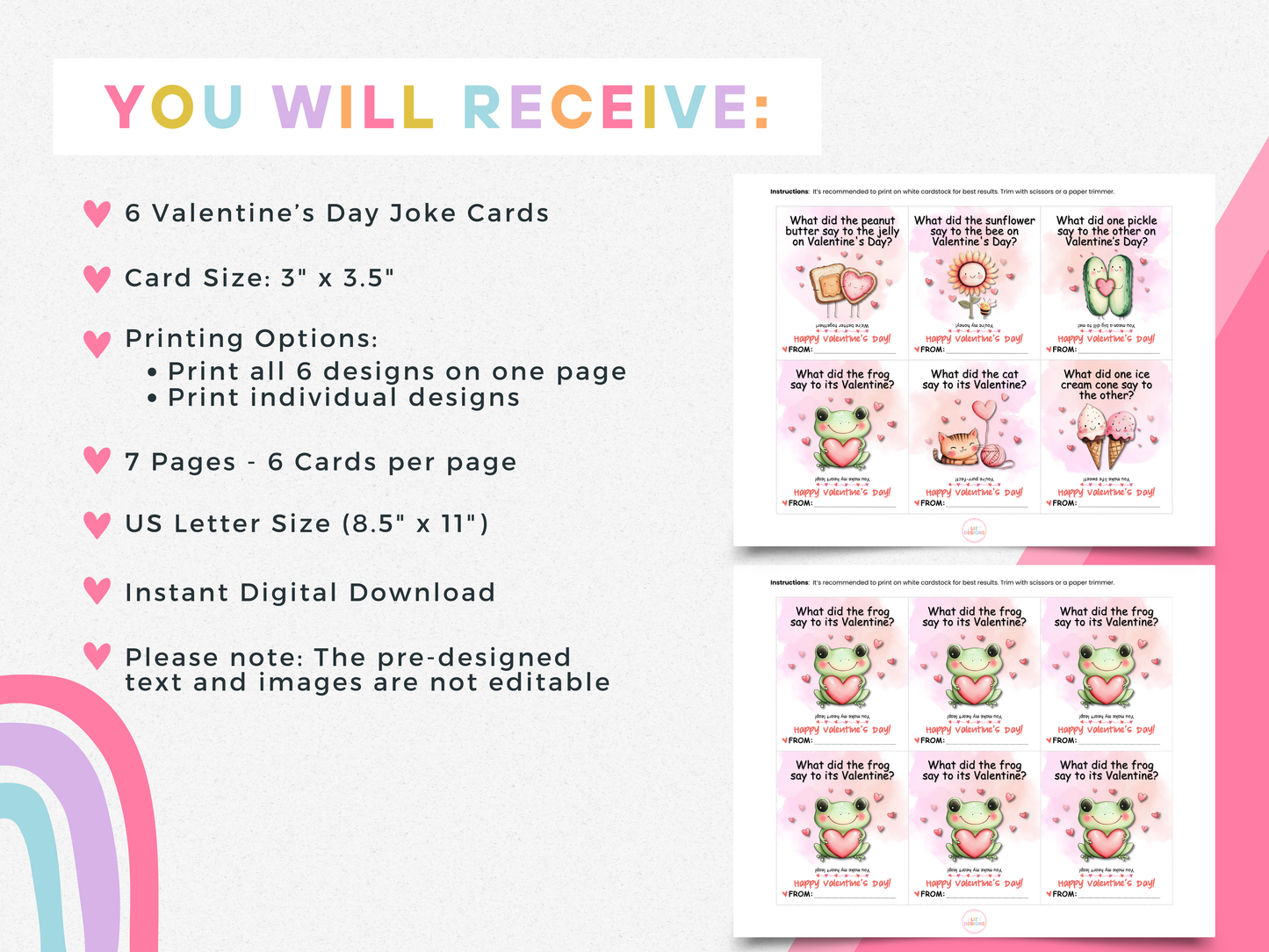 Valentine's Day Joke Cards