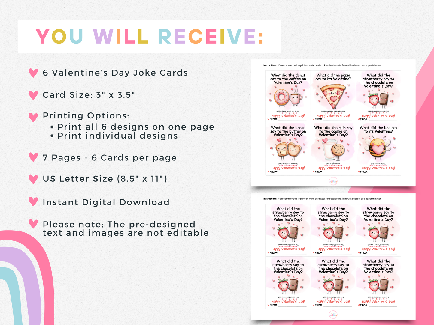 Valentine's Day Joke Cards