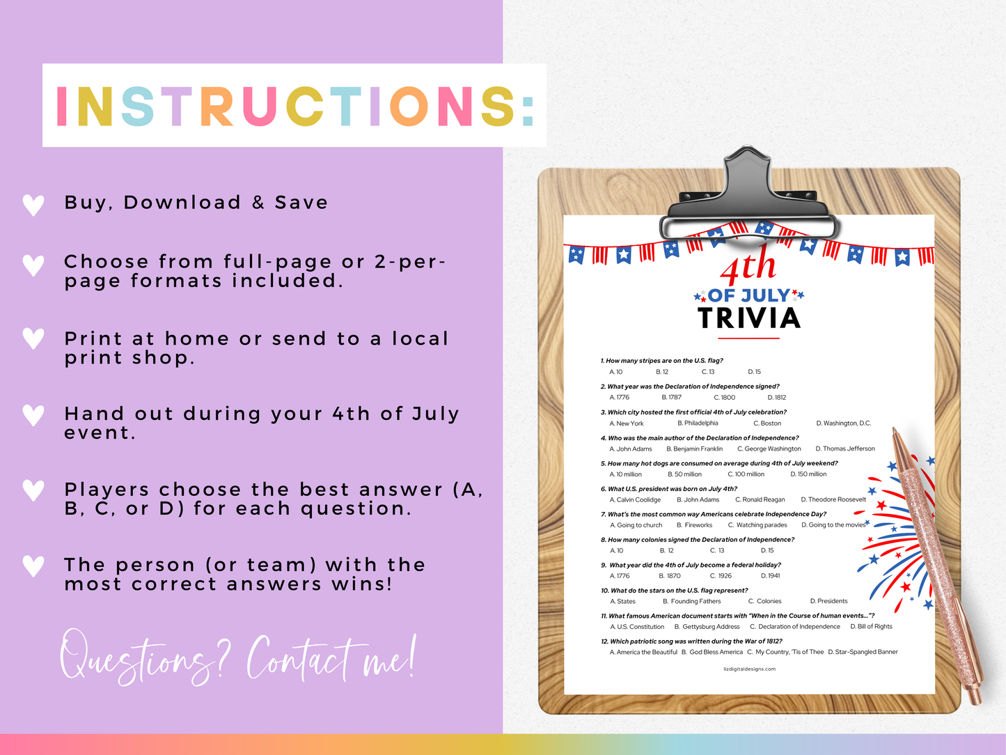 4th of July Trivia