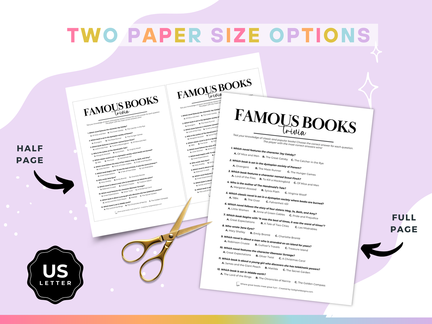 Famous Books Trivia - Book Club Edition