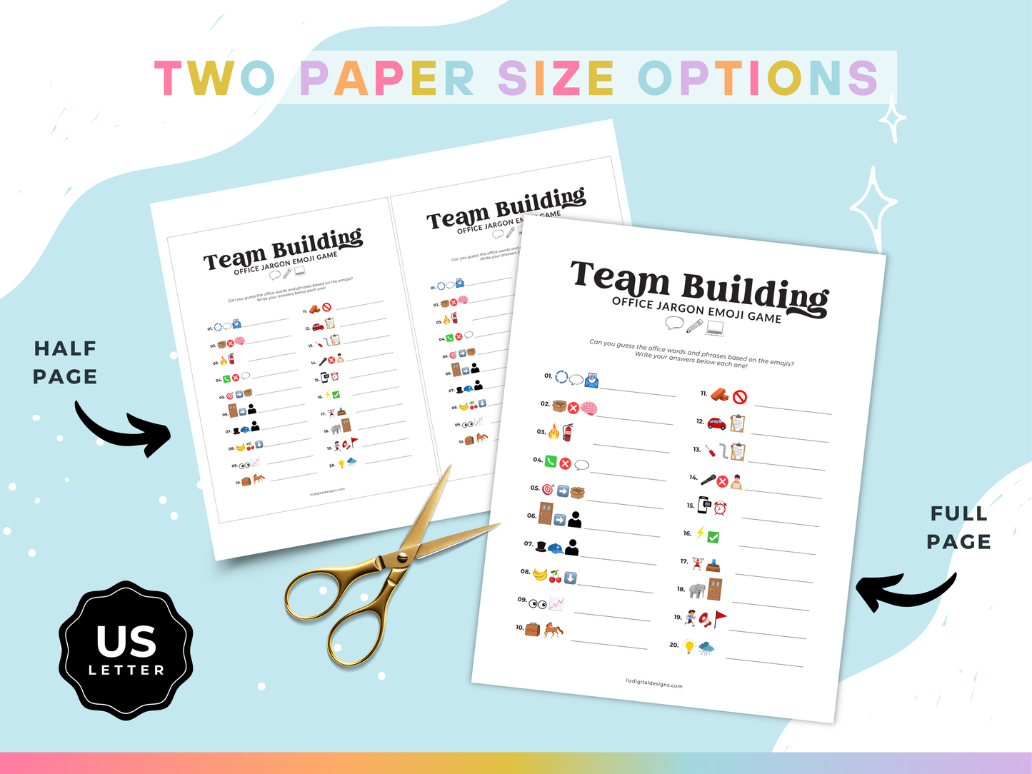 Team Building Office Emoji Game Bundle