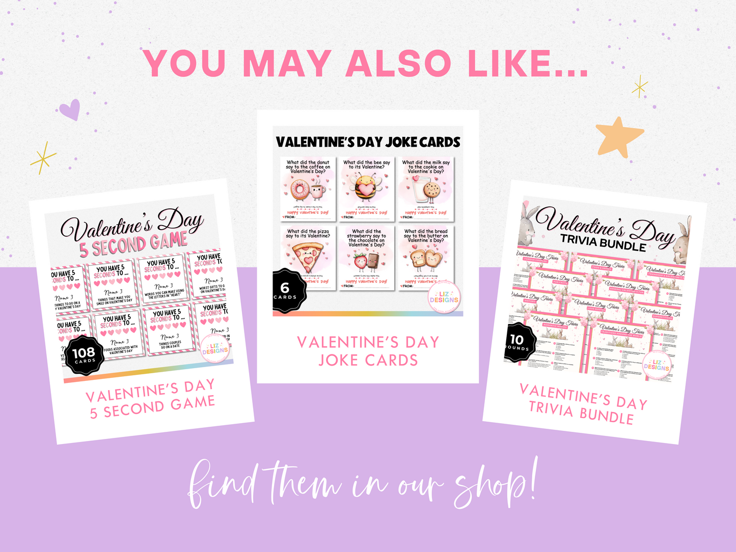 Valentine's Day Bingo Cards