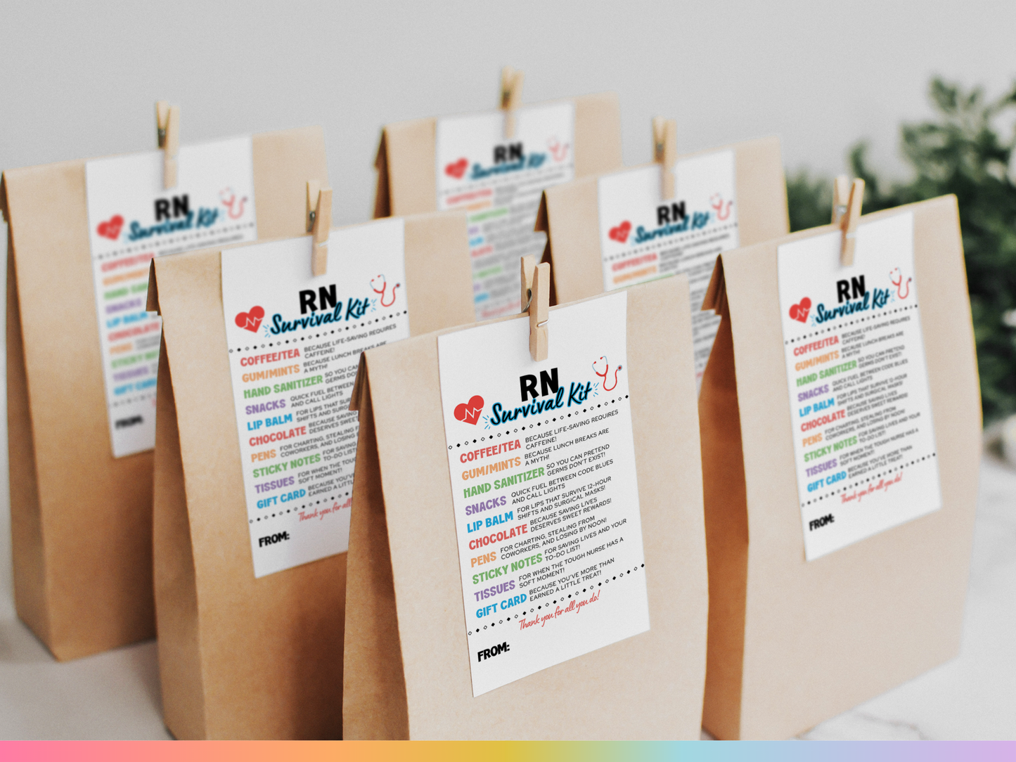 RN Survival Kit Tags