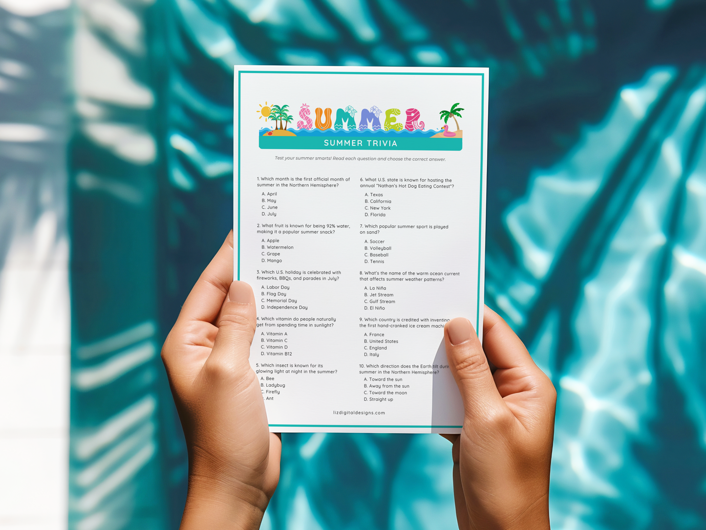 Summer Party Game Pack