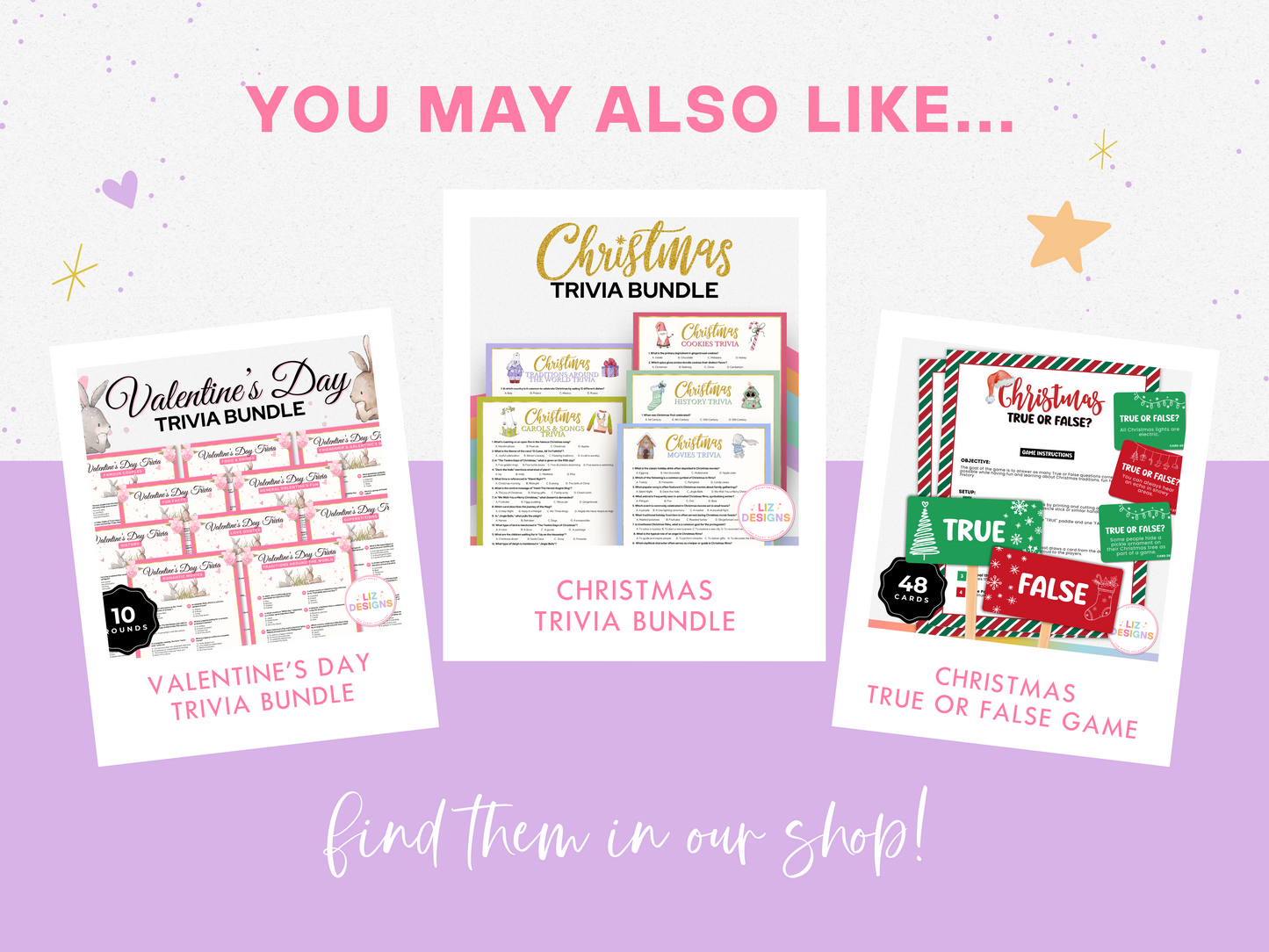 Christmas Trivia Game Bundle