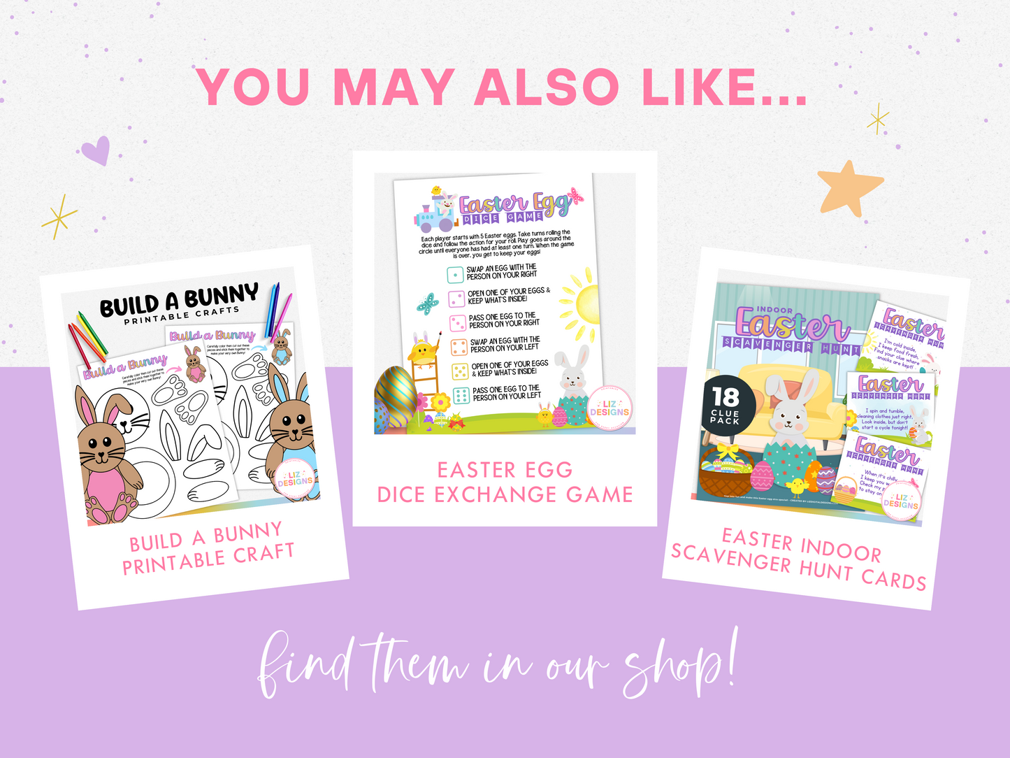 Easter Outdoor Scavenger Hunt Cards