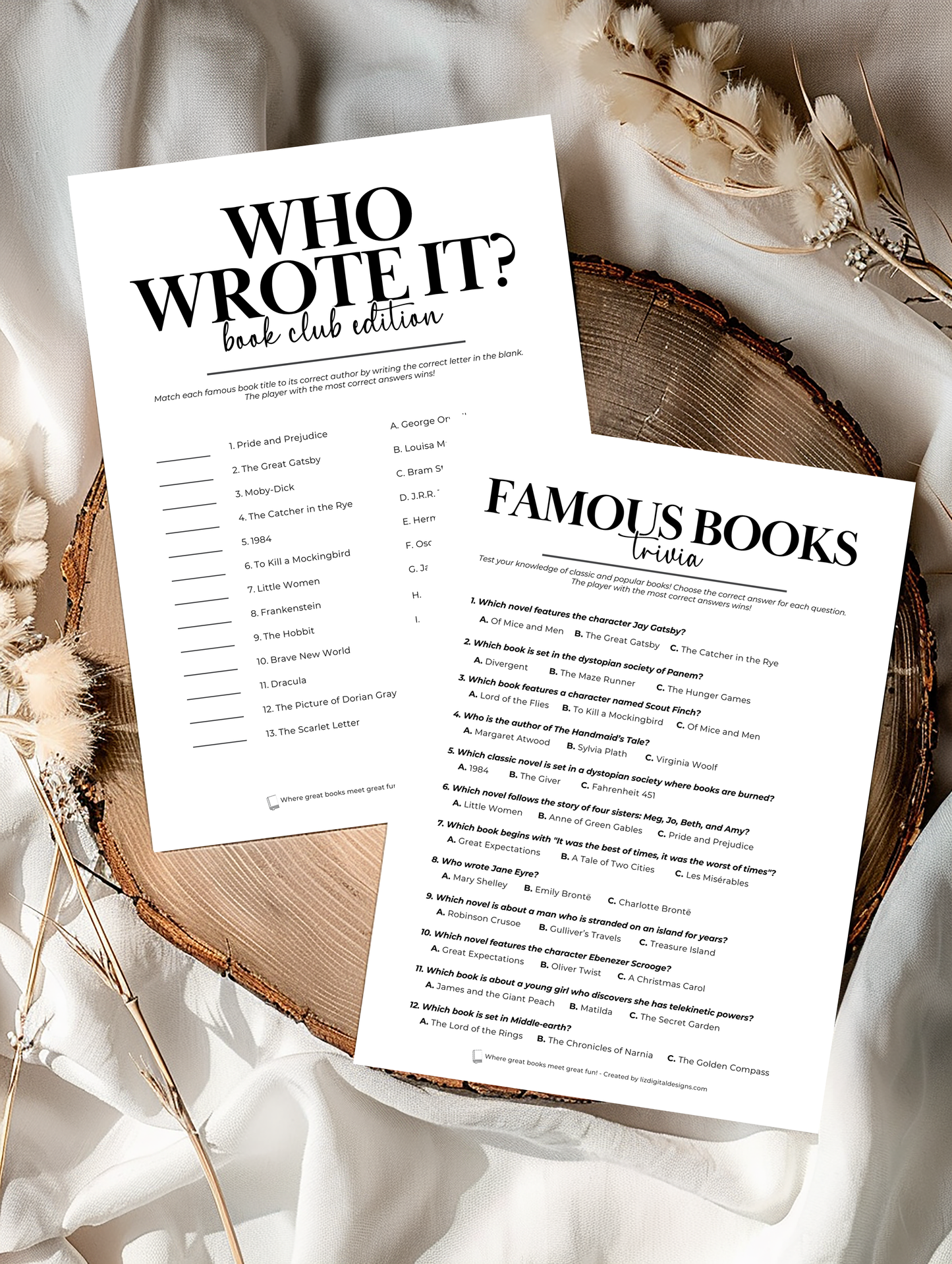 Book Club Game Pack (8 Games)