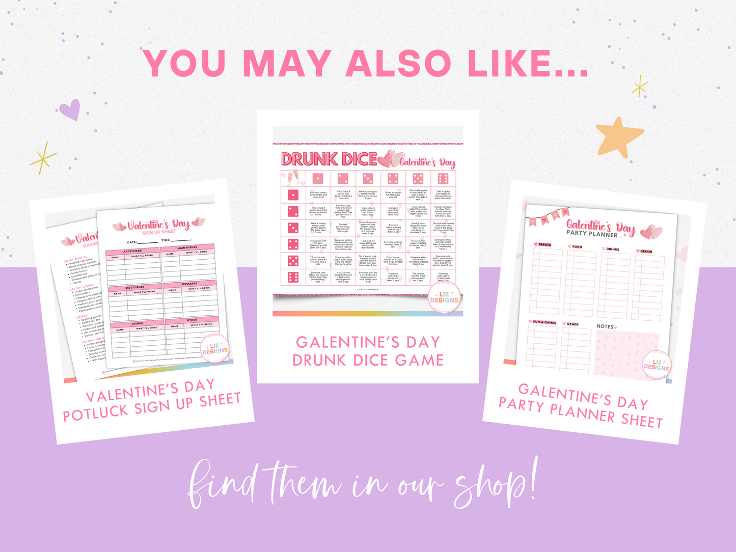 Galentine's Day Party Game Pack