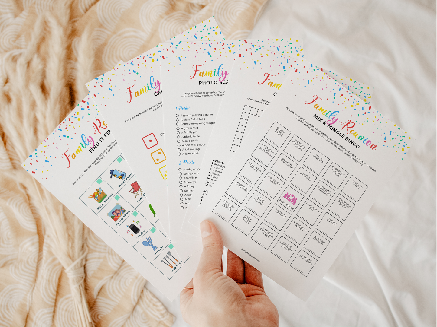 Family Reunion Party Game Pack (40 Games)