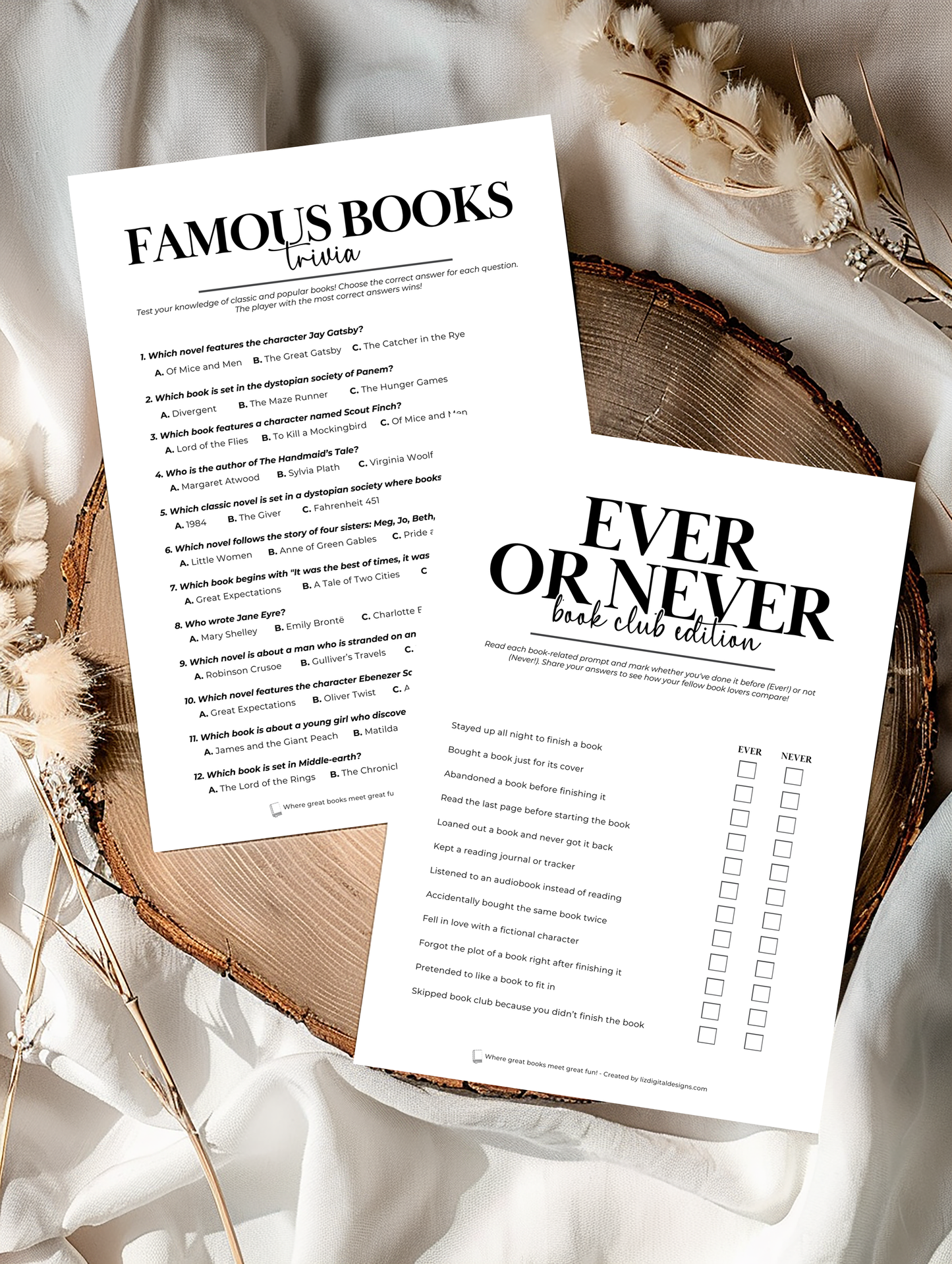 Book Club Game Pack (40 Games)