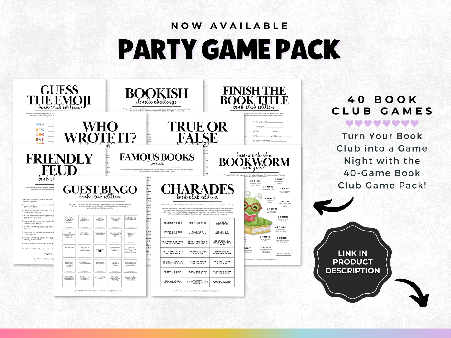 Famous Books Trivia - Book Club Edition