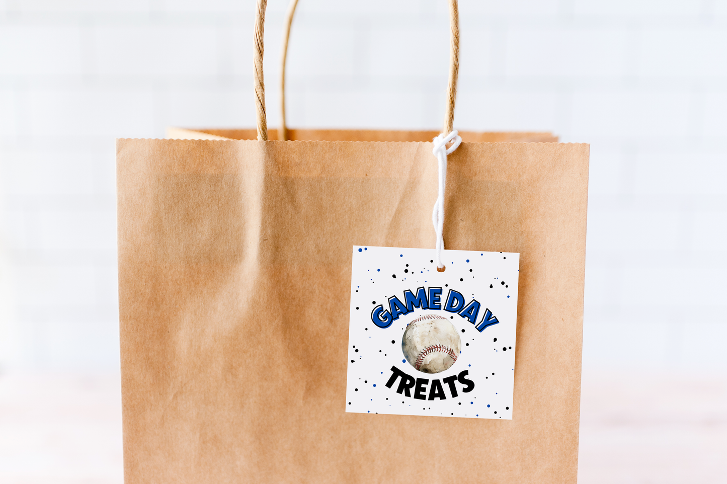 Baseball Game Day Treat Tags