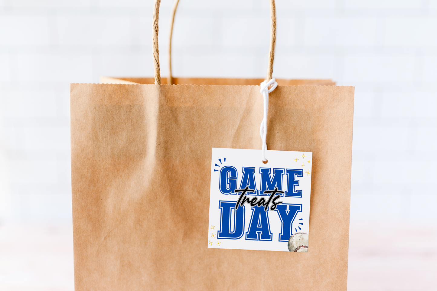 Baseball Game Day Treat Tags