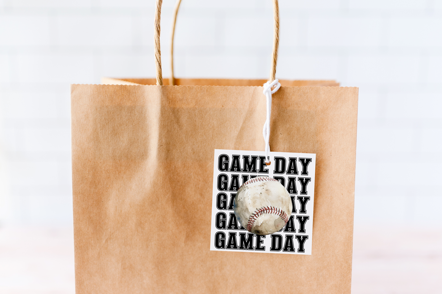 Baseball Game Day Treat Tags