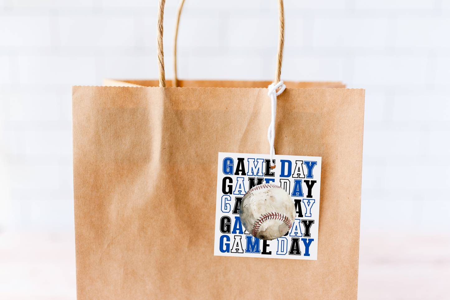 Baseball Game Day Treat Tags