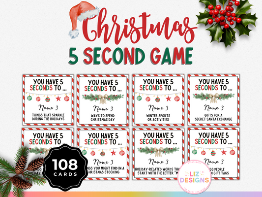 Ultimate Christmas 5 Second Game: The Perfect Holiday Fun for Everyone