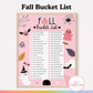 Fall Bucket List