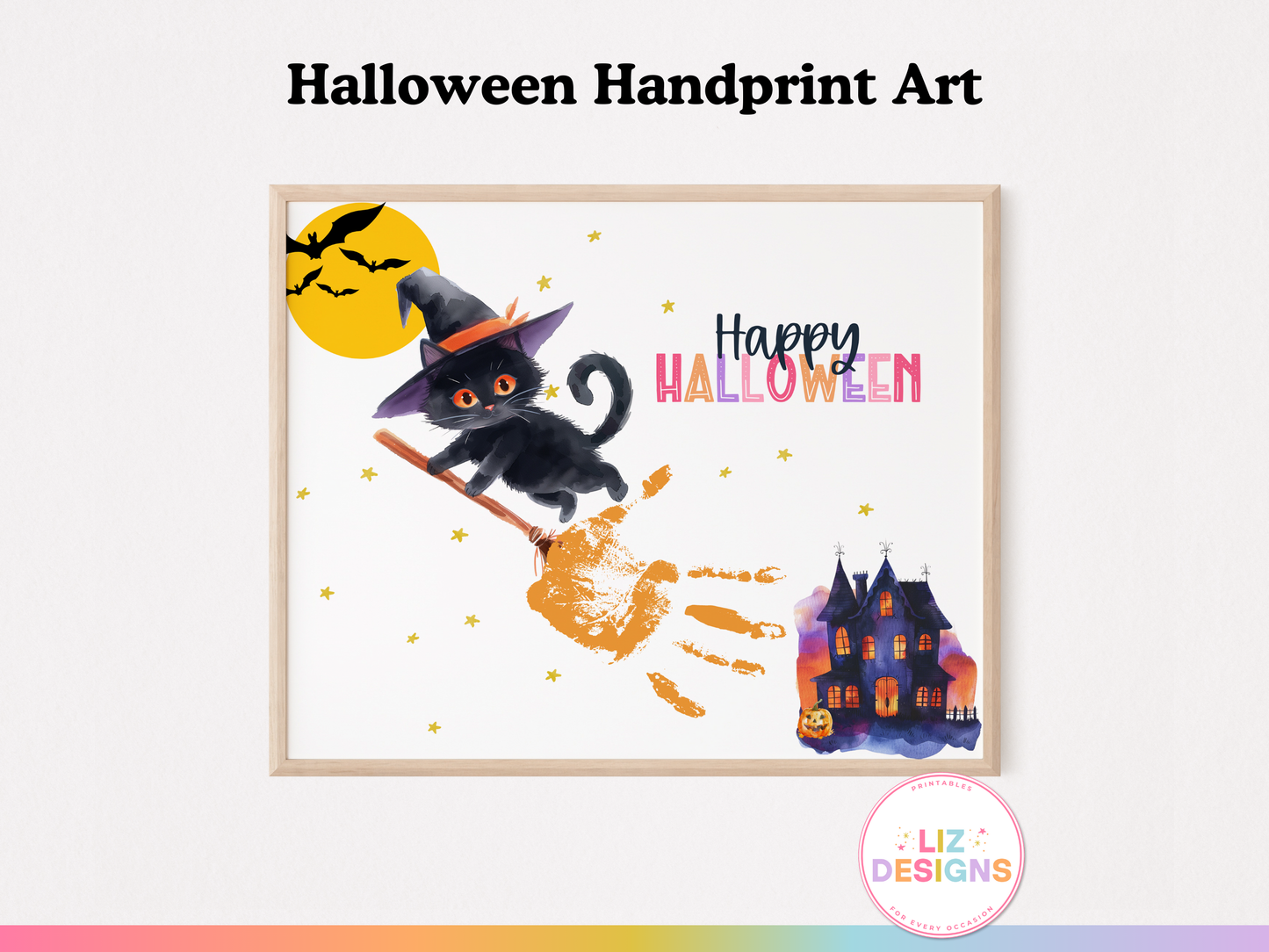 Halloween Handprint Art