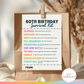 60th Birthday Survival Kit Tags