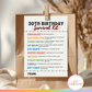 30th Birthday Survival Kit Tags