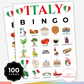 Italy Bingo Cards