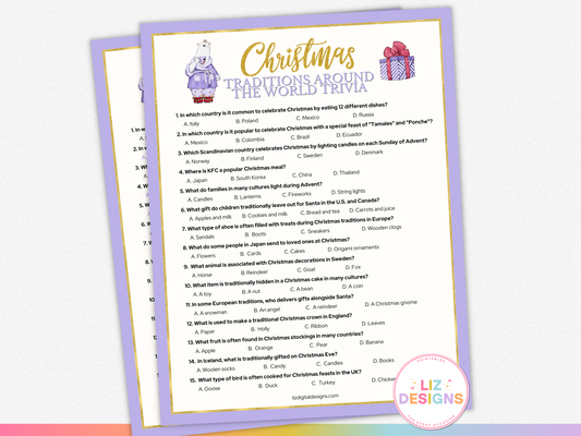 Christmas Traditions Around the World Trivia