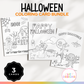 Halloween Coloring Card Bundle