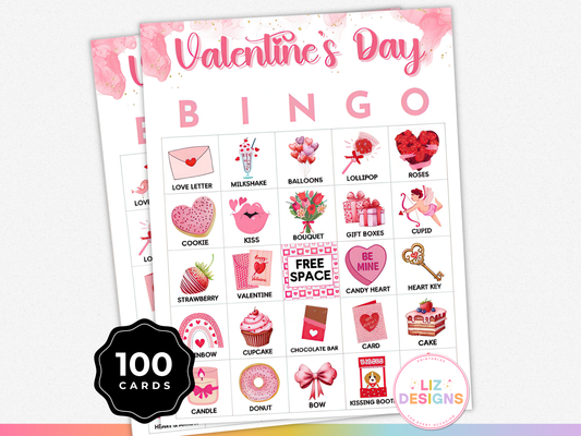 Valentine's Day Bingo Cards