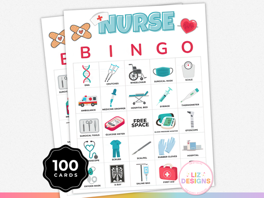 Nurse Bingo Cards