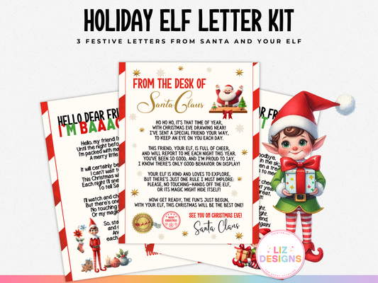 Holiday Elf Letter Kit