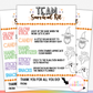 Team Survival Kit Tags (Halloween)