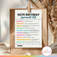 50th Birthday Survival Kit Tags