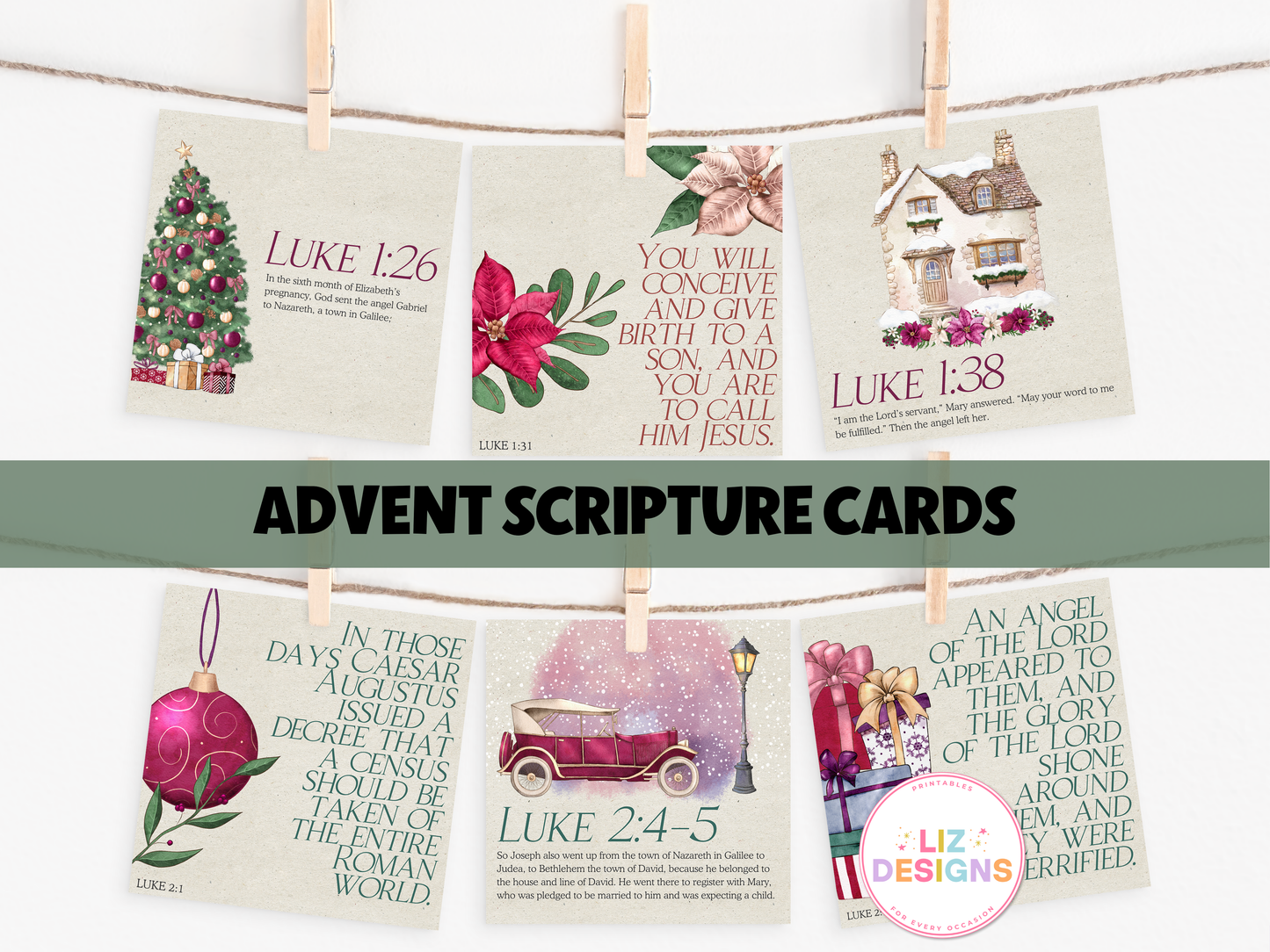 Advent Scripture Cards