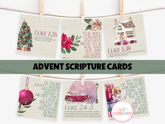 Advent Scripture Cards