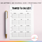 Yearly To-Do List (Planner Insert)
